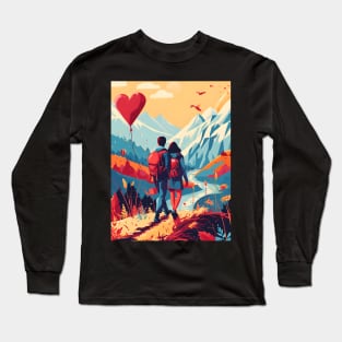 Discover True Romance: Art, Creativity and Connections for Valentine's Day and Lovers' Day Long Sleeve T-Shirt